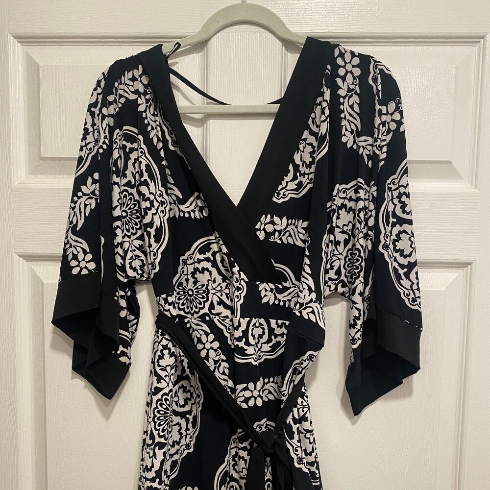 WHBM Knit Boho Accent Top